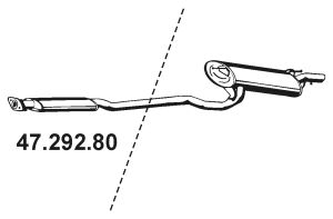 EBERSPÄCHER Keskiäänenvaimentaja 47.292.80