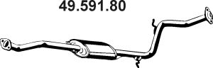 EBERSPÄCHER Keskiäänenvaimentaja 49.591.80