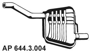 EBERSPÄCHER Takaäänenvaimentaja 644.3.004