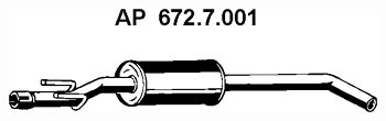 EBERSPÄCHER Etuäänenvaimentaja 672.7.001