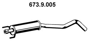 EBERSPÄCHER Keskiäänenvaimentaja 673.9.005