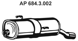 EBERSPÄCHER Takaäänenvaimentaja 684.3.002