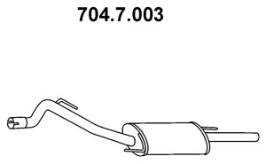 EBERSPÄCHER Takaäänenvaimentaja 704.7.003