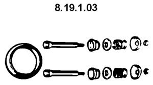 EBERSPÄCHER Tiivisterengas, pakoputki 8.19.1.03