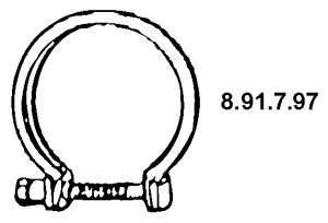 EBERSPÄCHER Putkenliitin, pakoputkisto 8.91.7.97