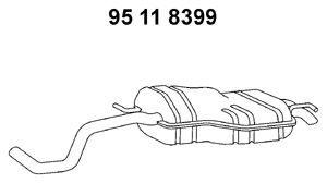 EBERSPÄCHER Takaäänenvaimentaja 95 11 8399