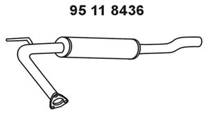 EBERSPÄCHER Etuäänenvaimentaja 95 11 8436