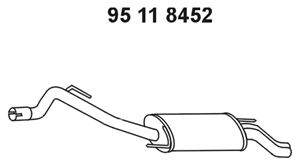 EBERSPÄCHER Takaäänenvaimentaja 95 11 8452