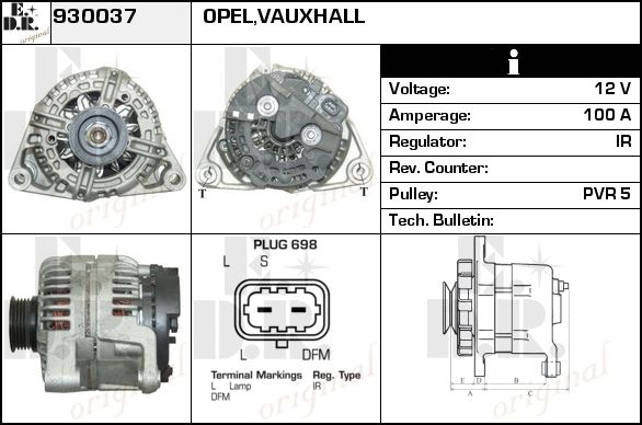 EDR Laturi 930061