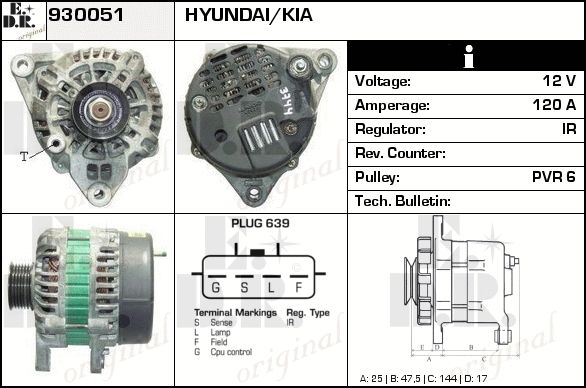 EDR Laturi 930073