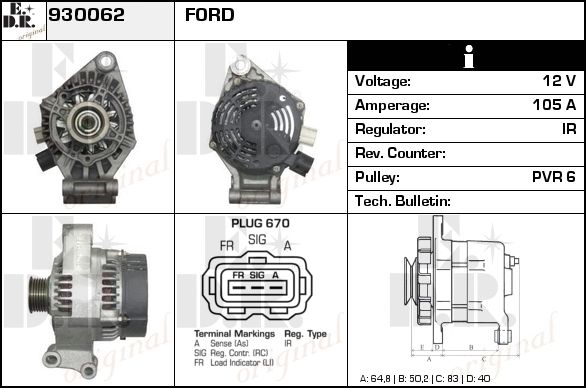 EDR Laturi 930086