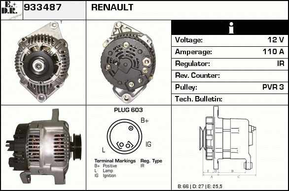 EDR Laturi 933516