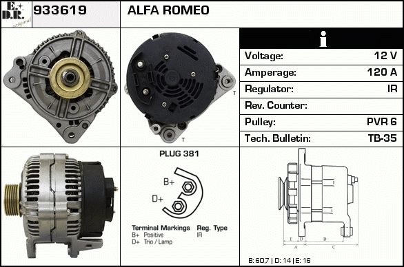 EDR Laturi 933649