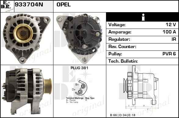 EDR Laturi 933745