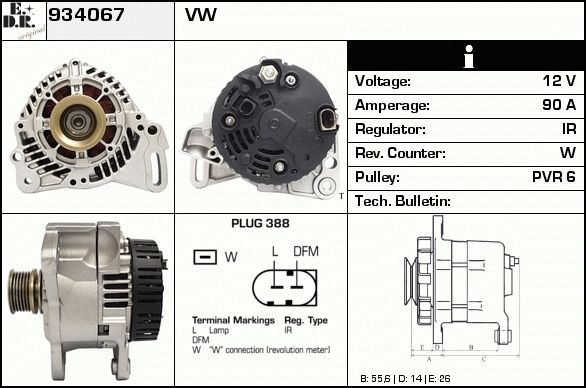 EDR Laturi 934108