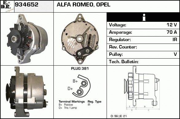 EDR Laturi 935020