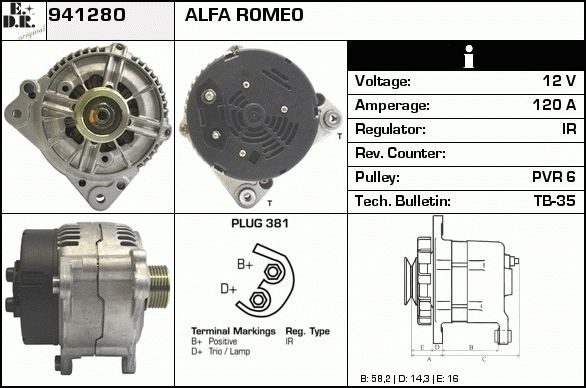 EDR Laturi 941760