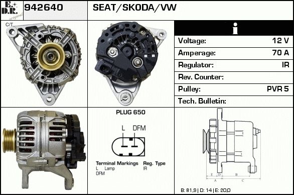 EDR Laturi 943730