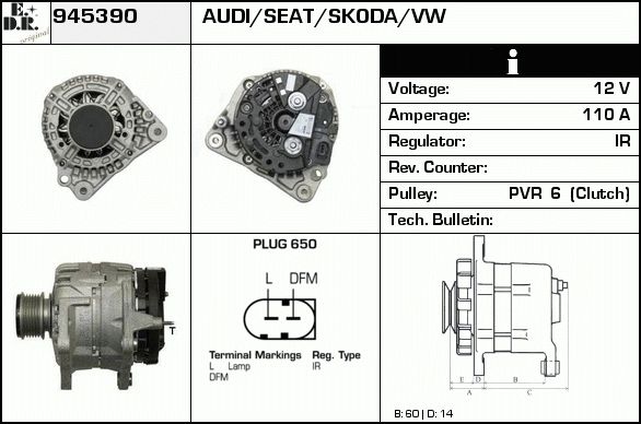 EDR Laturi 946170