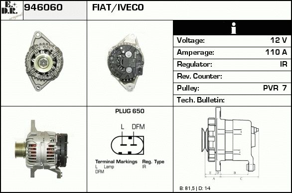 EDR Laturi 946610