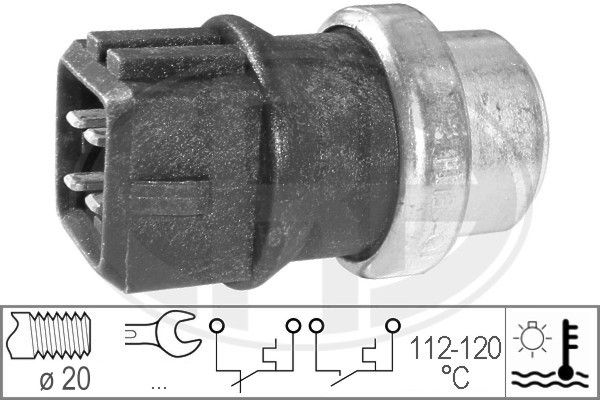 ERA Lämpökytkin, jäähdyttimen puhallin 330164