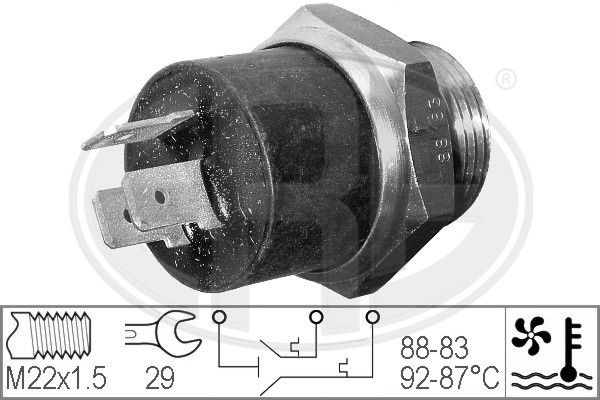 ERA Lämpökytkin, jäähdyttimen puhallin 330203