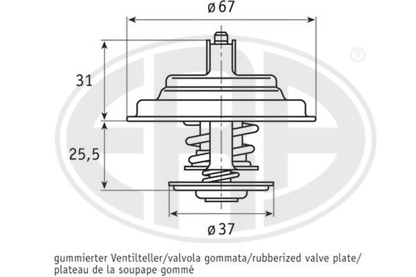 ERA Termostaatti, jäähdytysneste 350327