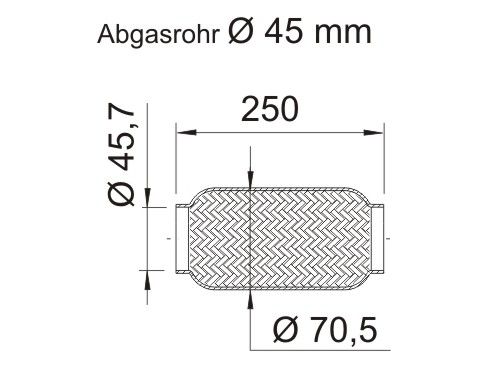 ERNST Joustoputki, pakoputkisto 460378