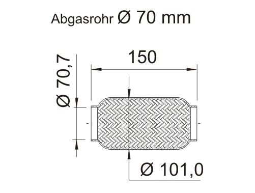 ERNST Joustoputki, pakoputkisto 460453