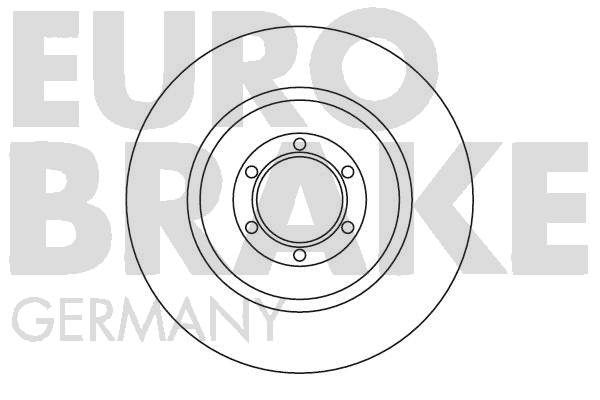 EUROBRAKE Jarrulevy 5815201007