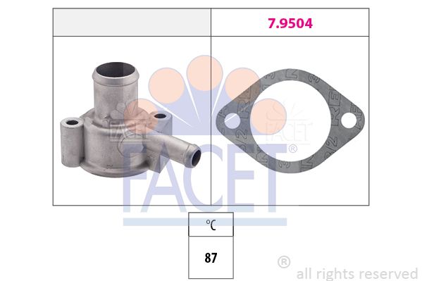 FACET Termostaatti, jäähdytysneste 7.8111