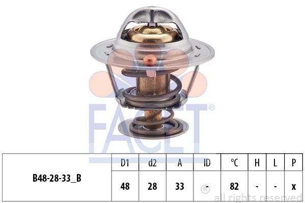 FACET Termostaatti, jäähdytysneste 7.8319S