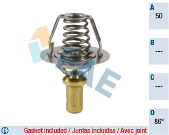 FAE Termostaatti, jäähdytysneste 5203886