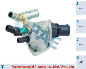FAE Termostaatti, jäähdytysneste 5338288