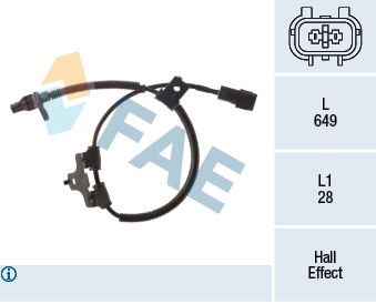 FAE ABS-anturi 78496