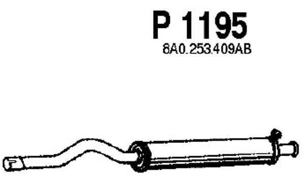 FENNO Keskiäänenvaimentaja P1195