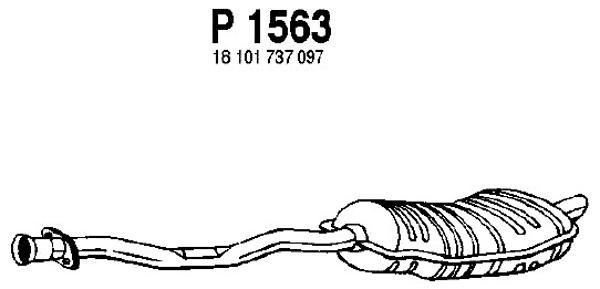 FENNO Takaäänenvaimentaja P1563