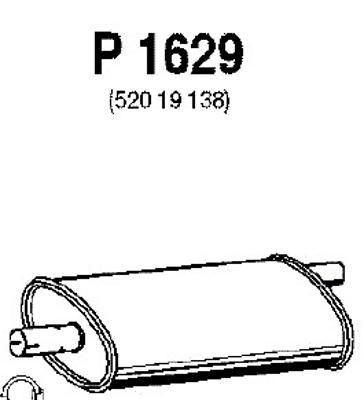 FENNO Keskiäänenvaimentaja P1629