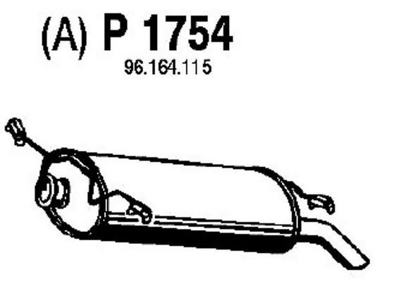 FENNO Takaäänenvaimentaja P1754