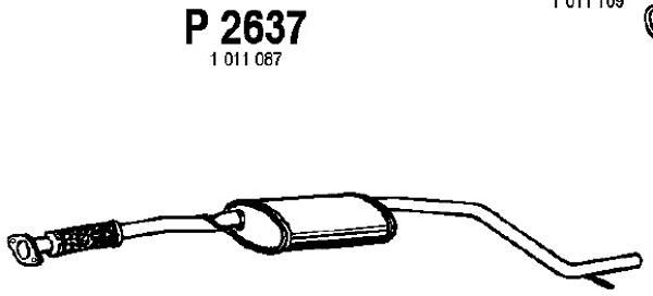 FENNO Keskiäänenvaimentaja P2637