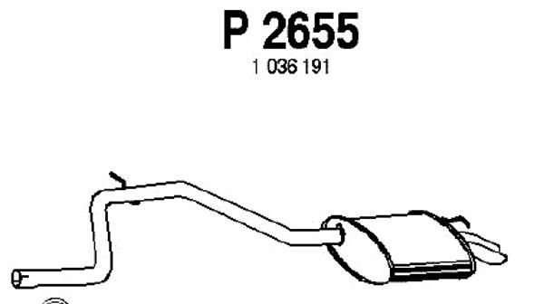 FENNO Takaäänenvaimentaja P2655