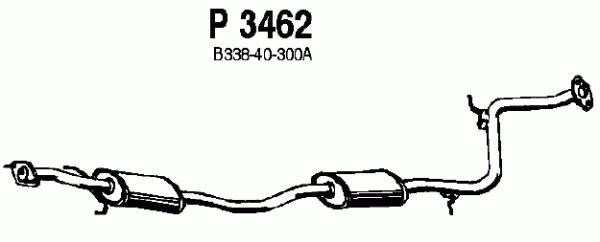 FENNO Keskiäänenvaimentaja P3462