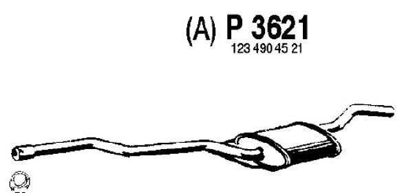 FENNO Keskiäänenvaimentaja P3621