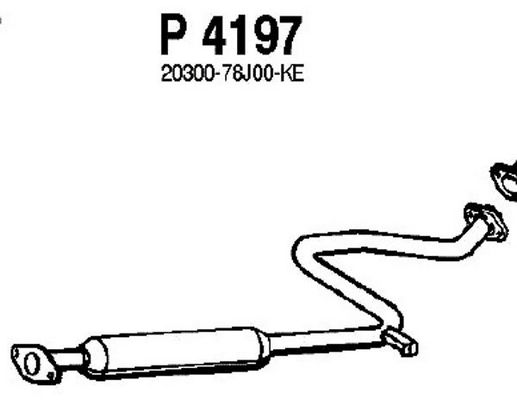 FENNO Keskiäänenvaimentaja P4197