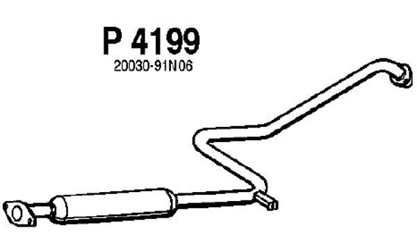 FENNO Keskiäänenvaimentaja P4199