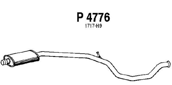 FENNO Keskiäänenvaimentaja P4776