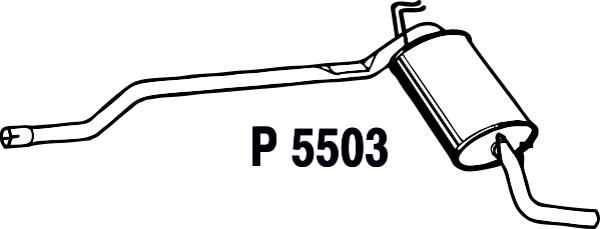 FENNO Takaäänenvaimentaja P5503