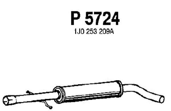 FENNO Keskiäänenvaimentaja P5724