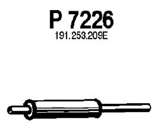 FENNO Keskiäänenvaimentaja P7226