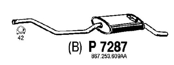 FENNO Takaäänenvaimentaja P7287